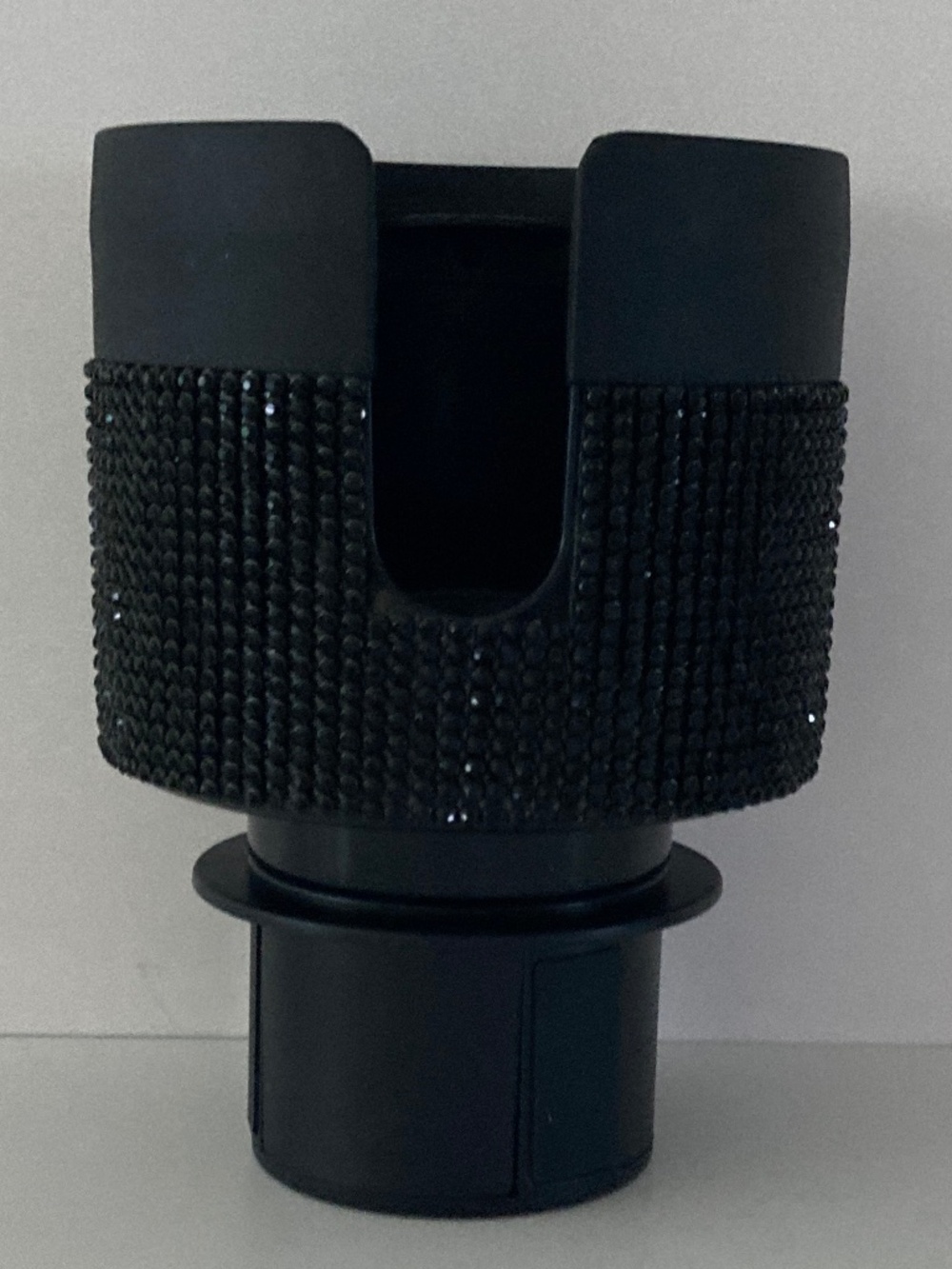 TOMO Black Diamond Car Cup Holder/Holds Larger Bottles & Mugs/$68 RETAIL/NEW